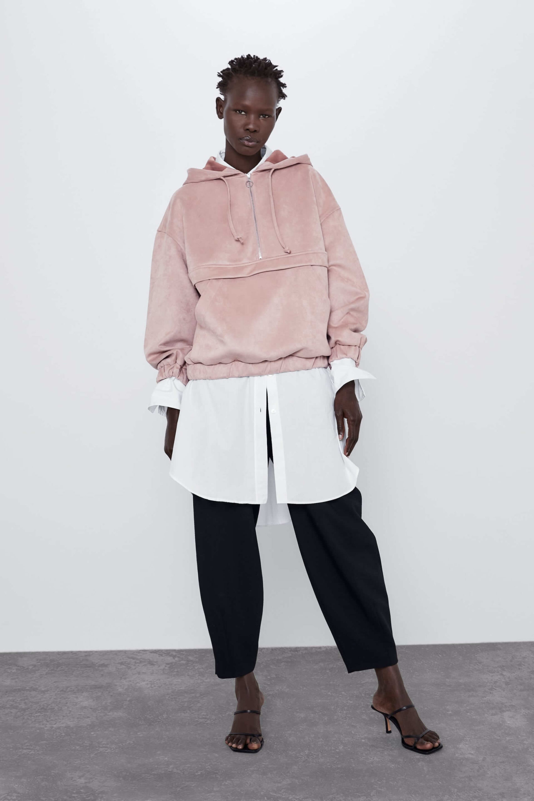 zara kanguru mont