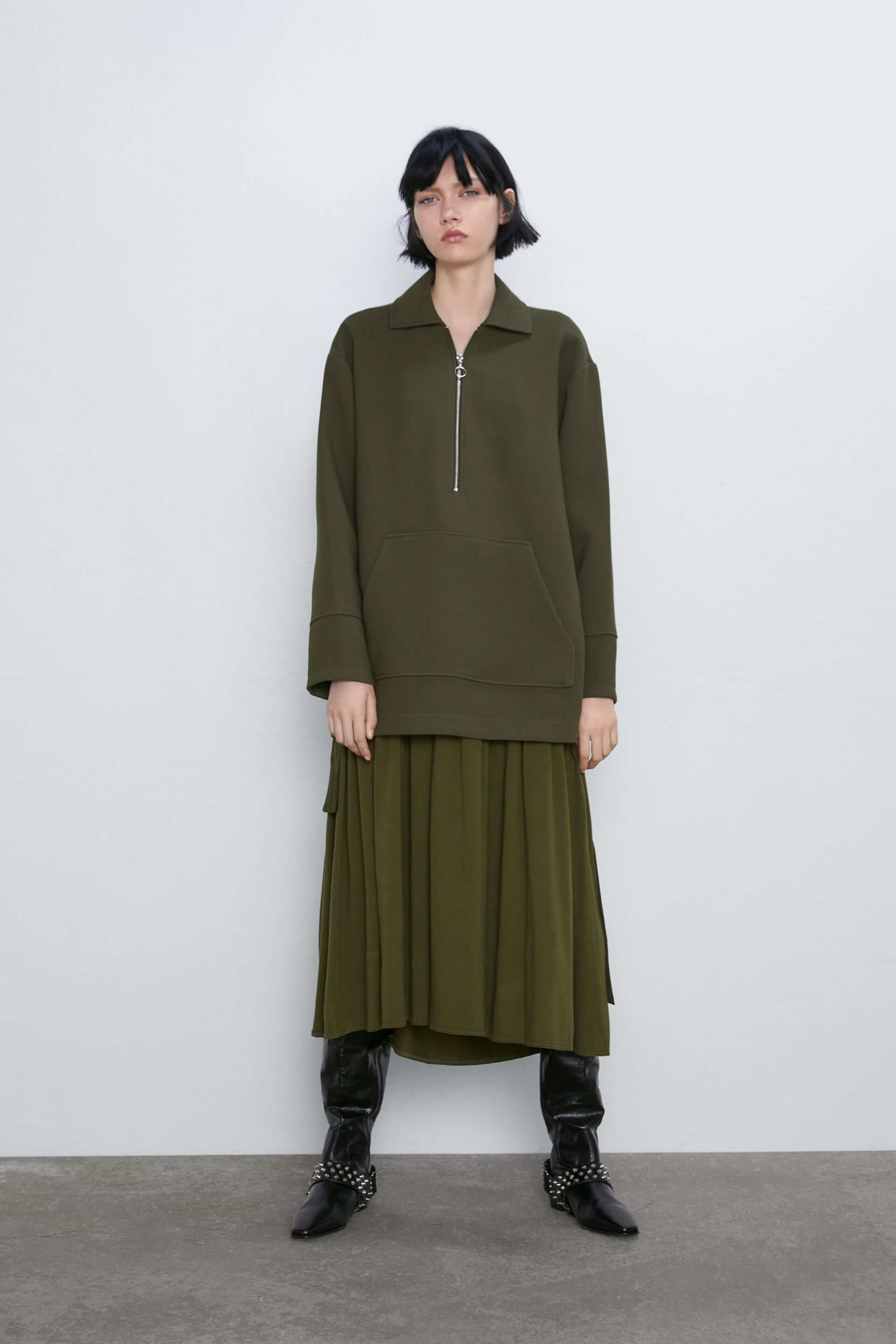 zara kanguru mont