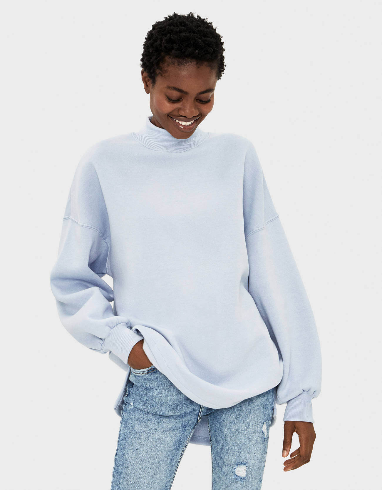 pull and bear sweatshirt kadın